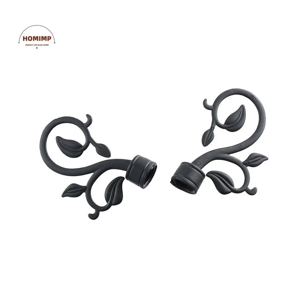 

Curtain Accessories Ends Heads Curtain Pole Finials Imitation Iron ABS Material Roman Rod American Style Strong Home