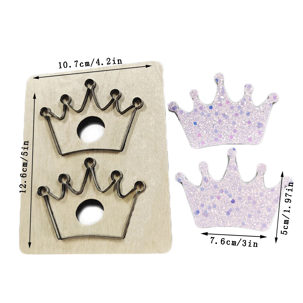 

1 шт., 7,6x5 см, форма для вырезания из кожи в виде короны, для рукоделия, для изготовления брелоков, подвесок для сумок и изделий из кожи