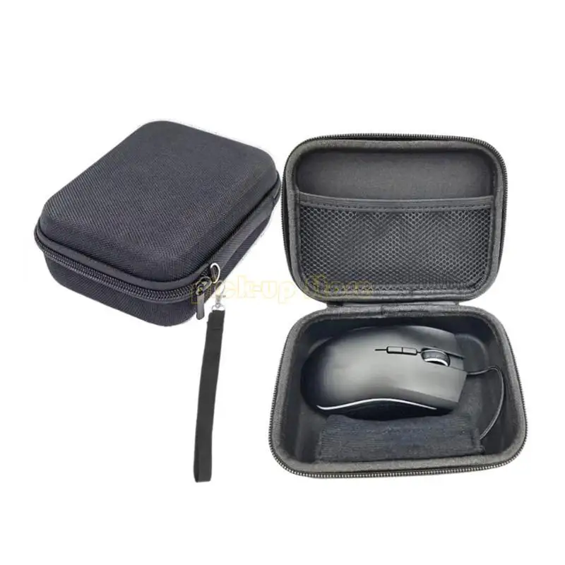 

Durability Storage Bag for Wire Mouse Container Mouse Pouches Waterproof Sleeve with Handle Belt Mouse Case for Travel