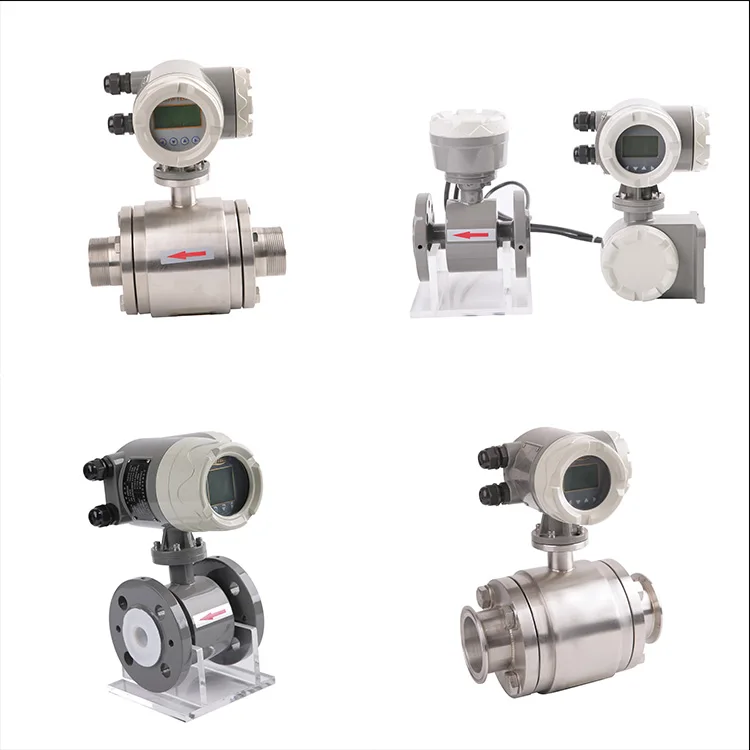 Electromagnetic Type Industrial Resin Sewage Waste Water Chemical Flow Meter Magnetic Flowmeter Liquid Flow Meter