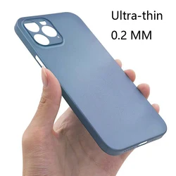 0.2 MM Ultra Thin Case For iPhone 14 Pro Max 13 Mini 12 11 Pro Xs Max X Xr SE 2020 7 8 6S Plus Transparent i phone 13 Pro Cover