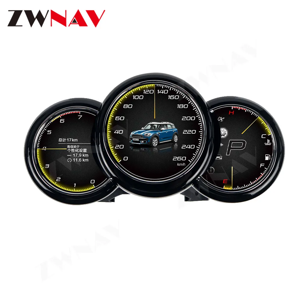 Digital Cluster For BMW MINI 2014-2023 LCD Instrument Panel Dashboard  Auto Speedometer Replacement Gauge