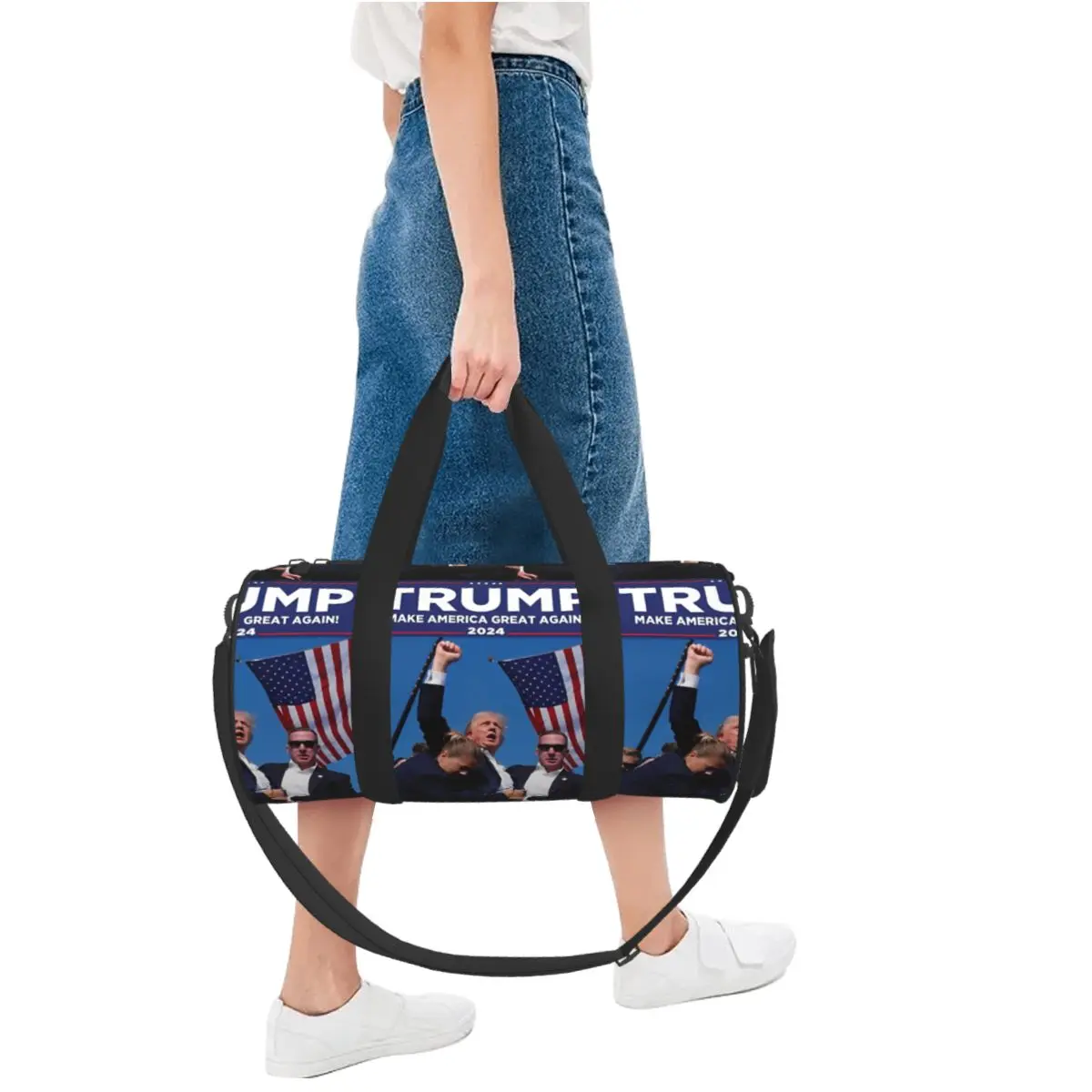 Lotta Trump tentant tentant Travel Bag Training Gym Bag Men Printed Large Cute Sports Fitness BagsOxford Handbags