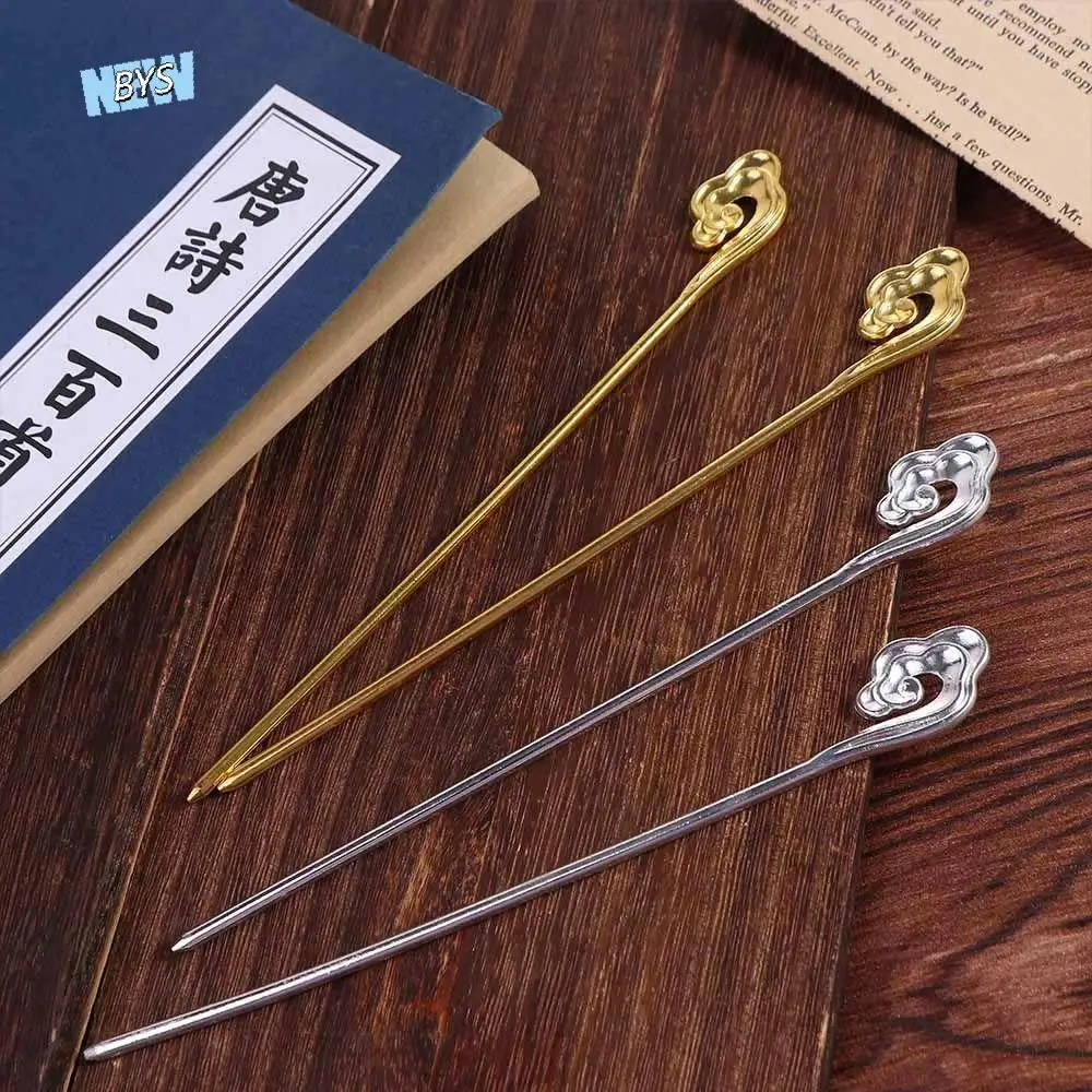 Hair Clip Hairstyle Tools Ancient Style New Headwear For Girls Women Hair Stick Chinese Hair Fork Hanfu Hairpins Cloud Shape