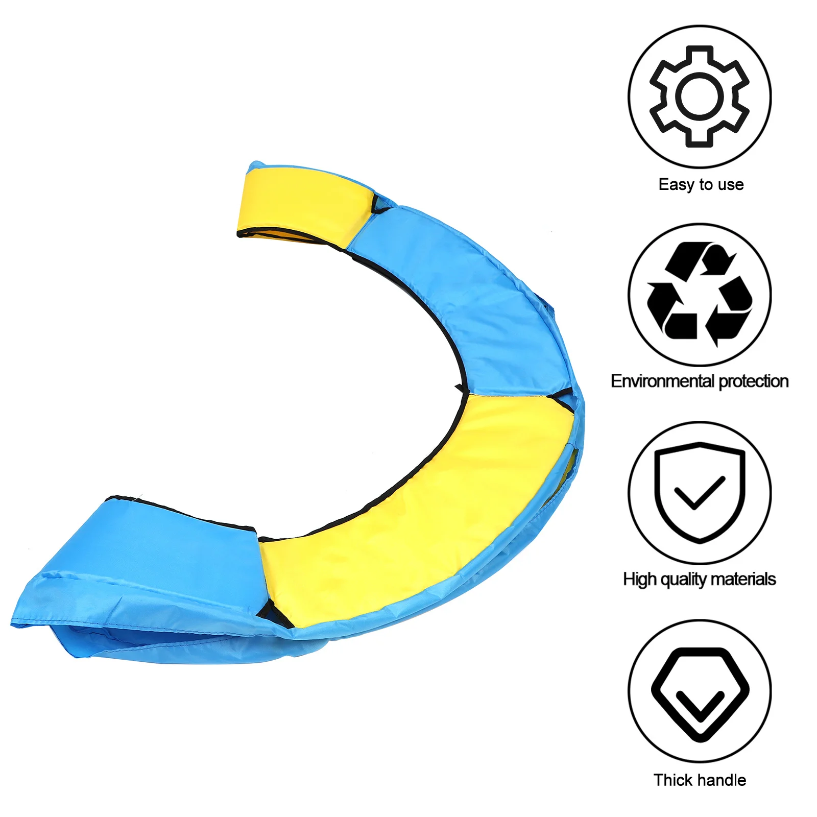 

Trampoline Protective Cover Cushion For Round Jumping Bed Weatherproof Uv Resistant Anti Collision Mat Outdoor Indoor Trampoline