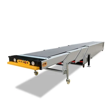 Automatic Movable Telescopic Food Grade Stainless Steel Belt Conveyor for Sorting and Branching