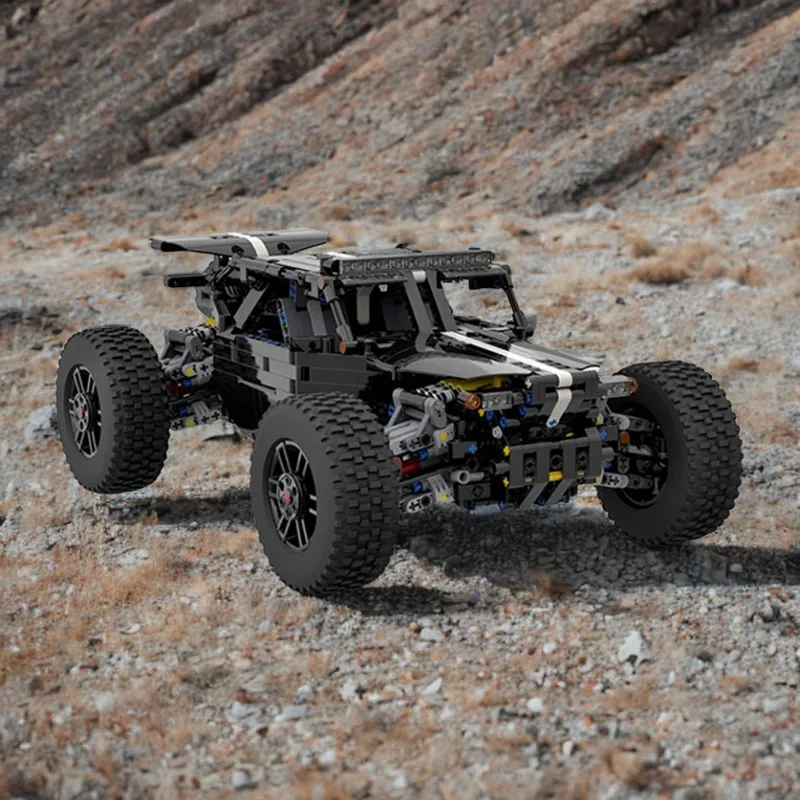 

1734PCS Moc 4WD RC Race Buggy Black Technology Build Educational Building Blocks Toy Gift for Kids Creativity Development
