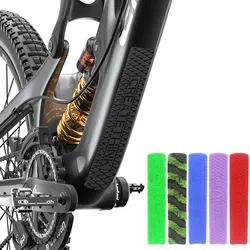 Bicycle Chain Protector Chainstay Carbon Fiber Cycling Frame Chain Stay Posted Protector Chain Care Guard Cover Bike Accessories