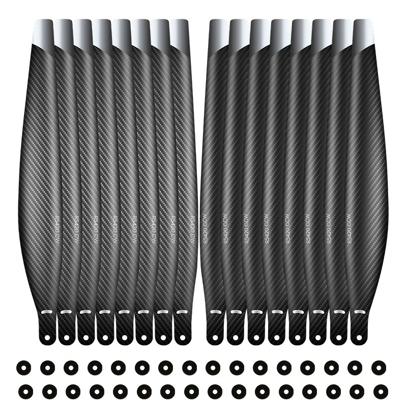 5420F Folding Carbon Fiber Propeller CW CCW Replacement Blades for DJI FC30 Agras T40 T50 T20P Agricultural Plant Drone Parts