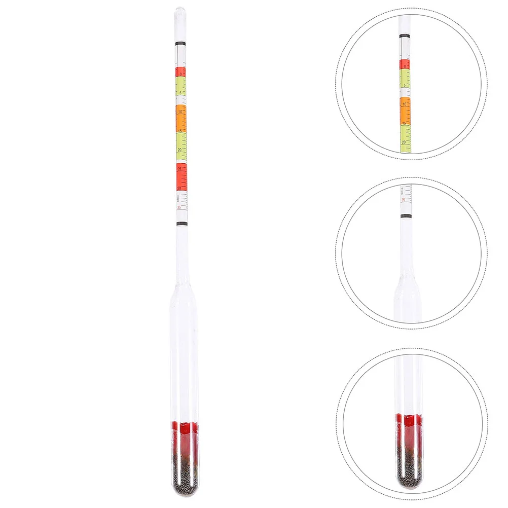 2 Pcs Three Range Hydrometer Making Probe Perlite for Plants Brew Beer Moisture Content Liquid Precision