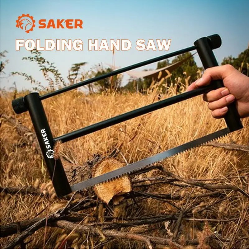 Saker Folding Hand Saw Tool Sharp Long Blade For Tree Gardening Pruning Camping Hiking Woodwork Multifunctional Trimming Cutting