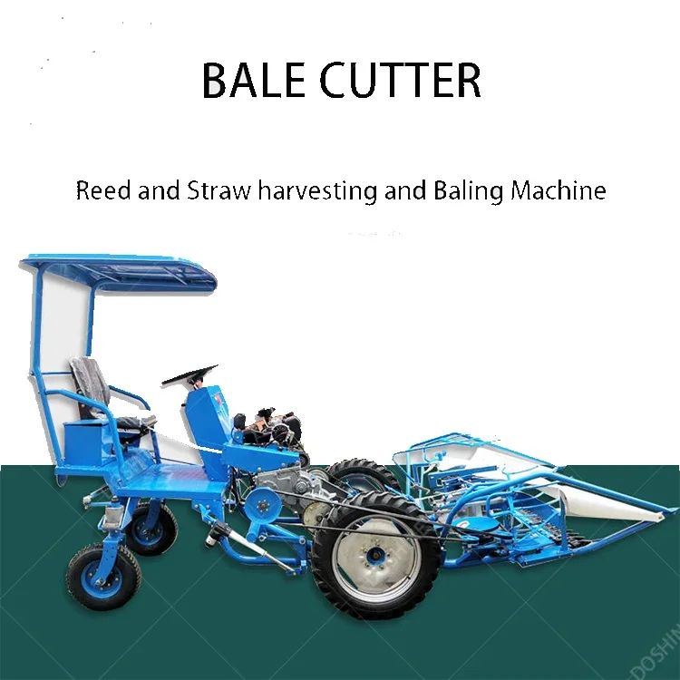 Multifunctional self-propelled barley harvester/Reed harvesting and bundling machine