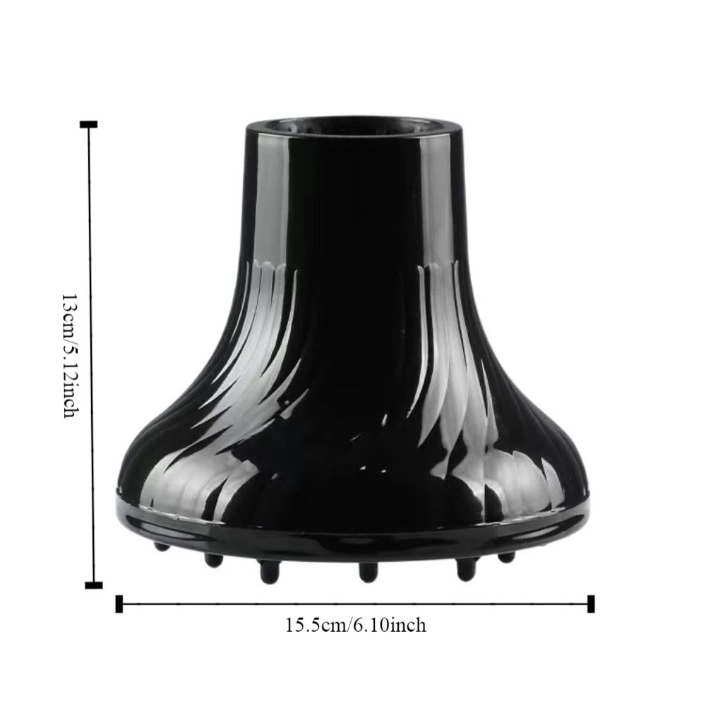 Penutup Diffuser Pengering Rambut Hitam Universal, Disk Diffuser Pengering Rambut untuk Rambut Keriting, Alat Pengering Rambut, Penutup Pengering Rambut