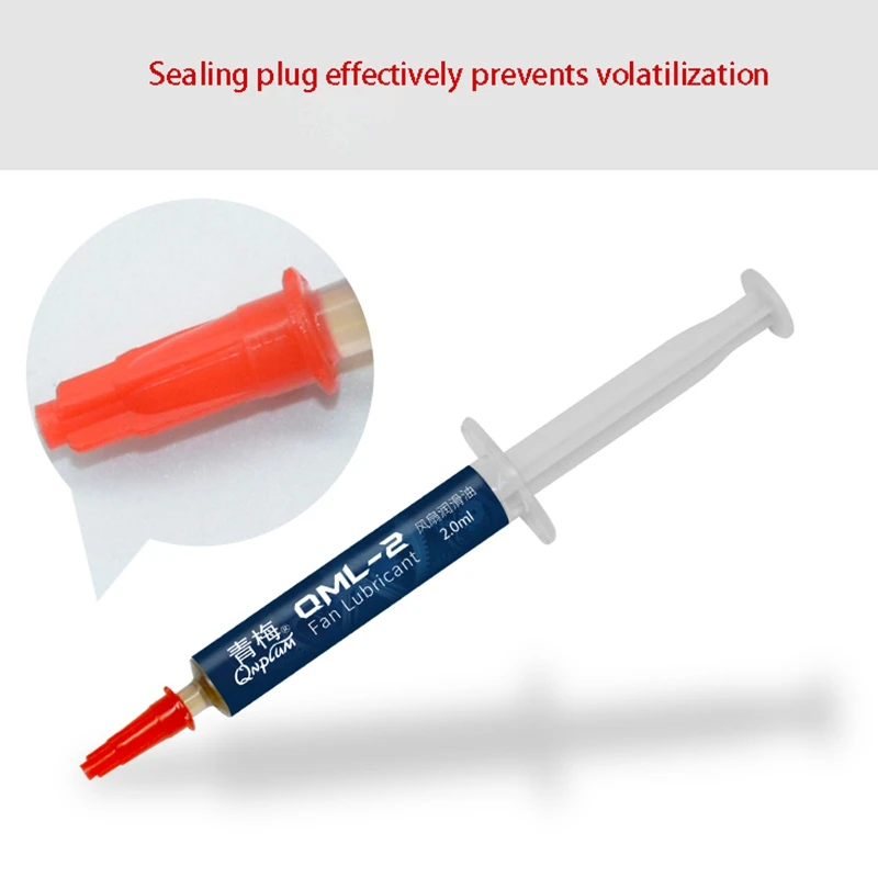 Qnplum-ファン潤滑剤グリース、コンピュータデスクトップのシャーシ、ファンベアリング、QML-2、サプライ、新製品に適しています