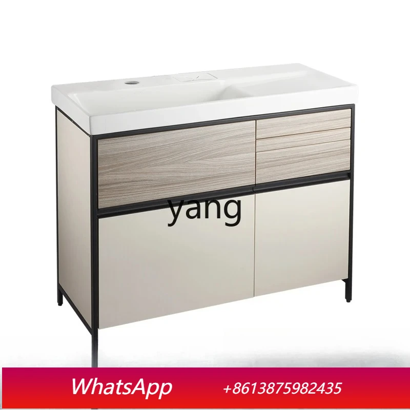 

LH bathroom cabinet combination wall-mounted floor-to-ceiling multi-color washstand