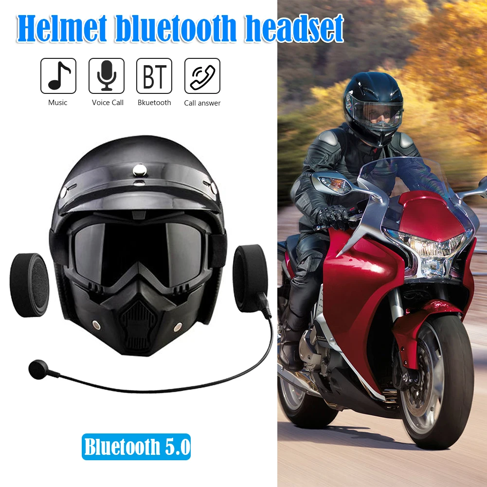 Handsfree Earphones Waterproof Riding Headphone BT17 Bluetooth-compatible 5.0+EDR Accessories for Motorcycle Intercom