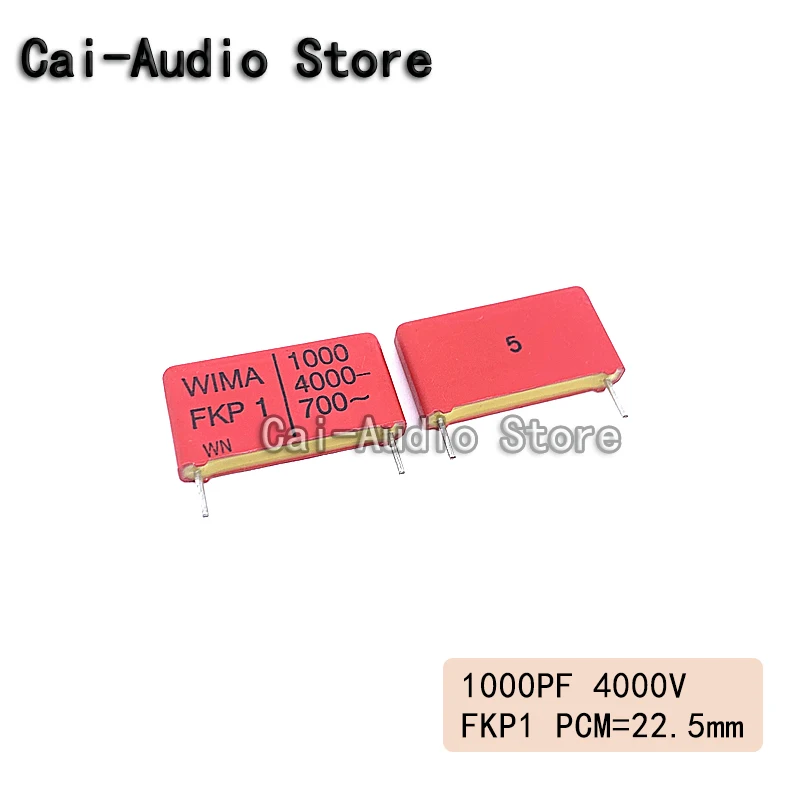 2PCS/5PCS/10PCS/Lot Germany WIMA FKP1 4000V 1000PF 4000V102 1NF Film Capacitor 4000V1000PF 102 Pitch 22.5mm 5% FKP1X011005A00