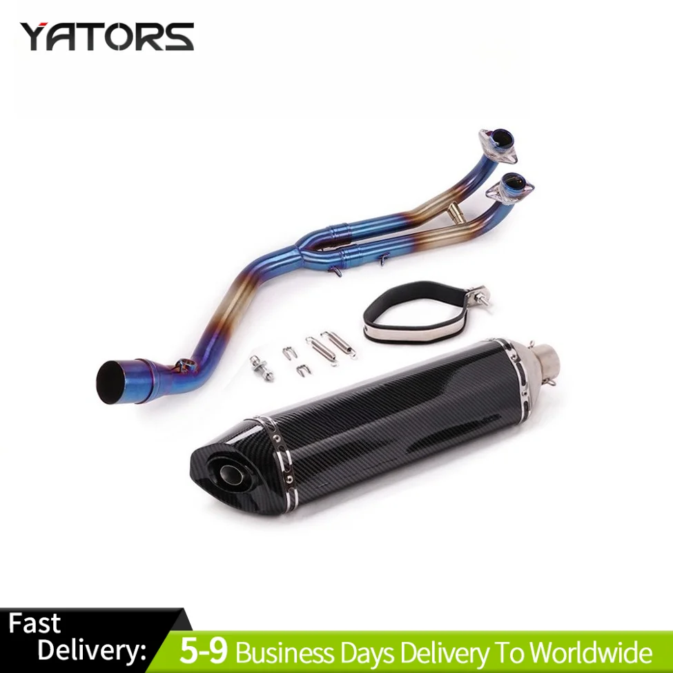 

Exhaust System 51mm Muffler Silencers Pipe For Yamaha TMAX 530 TMAX500 2008-2016 Exhausts Pipes
