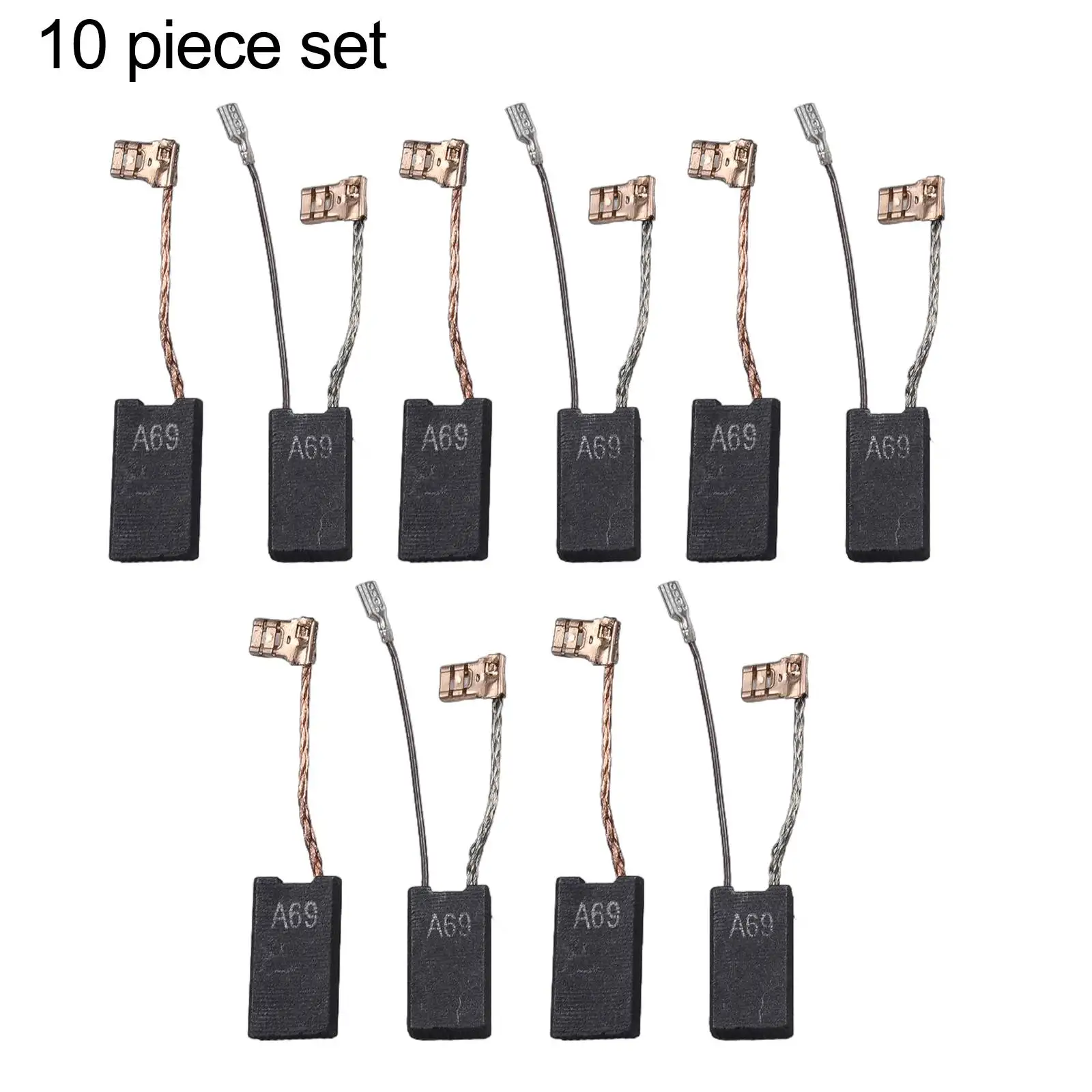 

Replacement Brushes Carbon Brushes For Motor Repair For Drill Maintenance Approx. 12.5x6.4x25.2mm Carbon And Metal Material