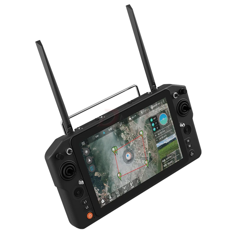 10.1 inch Touch Screen 30Km Video Data Link UAV Drone UGV Radio Joystick Wireless Remote Controller