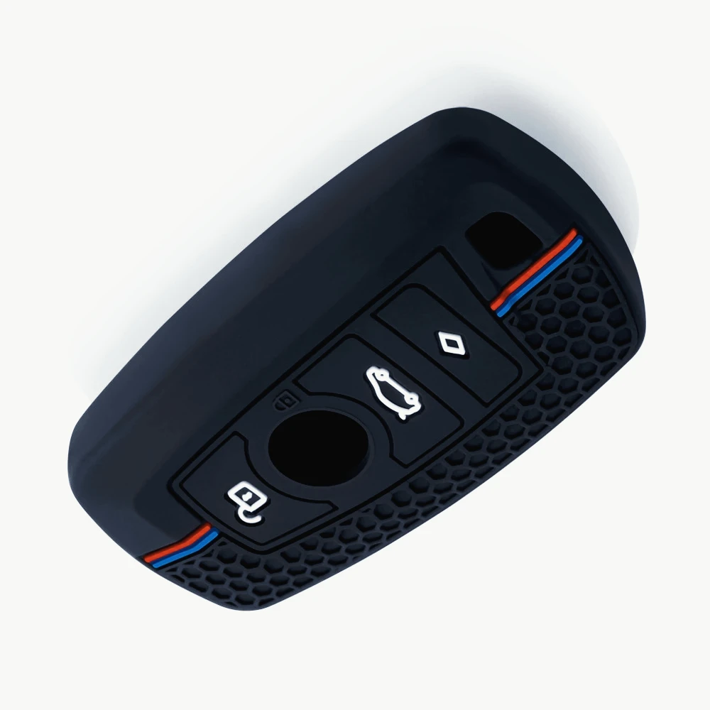 Silicone for BMW F30 F31 F32 F34 F20 F21 F07 F10 1 3 5 7 Series  M3 M4 X1 X3 G01 X4 G02 X5 F15 F16 Car Key Case Cover Shell Fob
