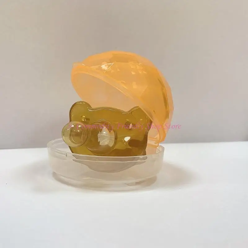 85AE صندوق تخزين الحلمة لهاية الطفل حاوية الحلمة المحمولة ضد الغبار لـ C