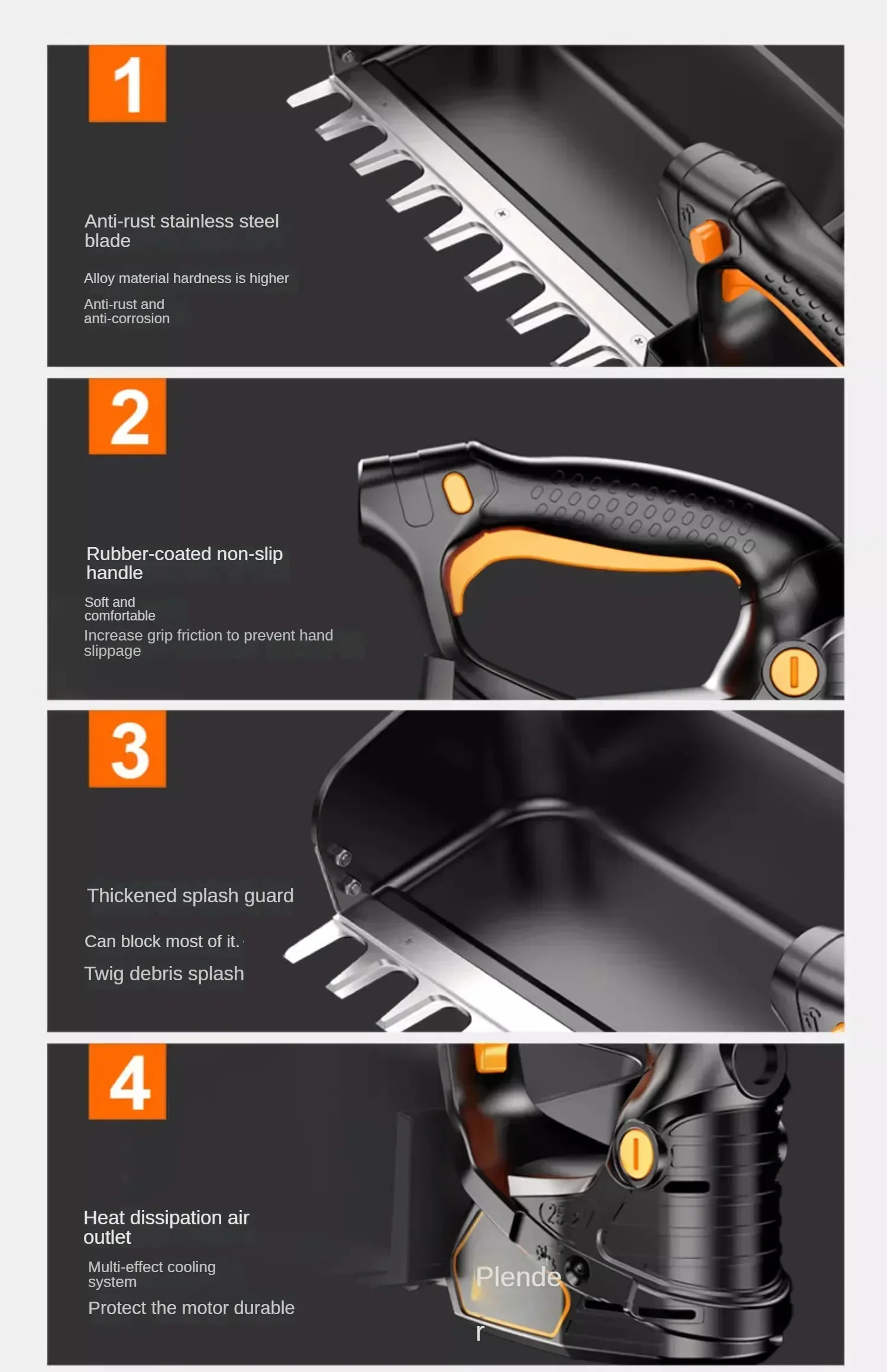 Trimming and Pruning Tea Tree and Hedge with Electric and Rechargeable Machine