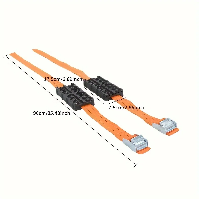 2pcs Car Escape Board Car Mud Relief Board Snow & Sand Emergency Relief Outdoor Off-road Tool Suitable for Light Car Accessories