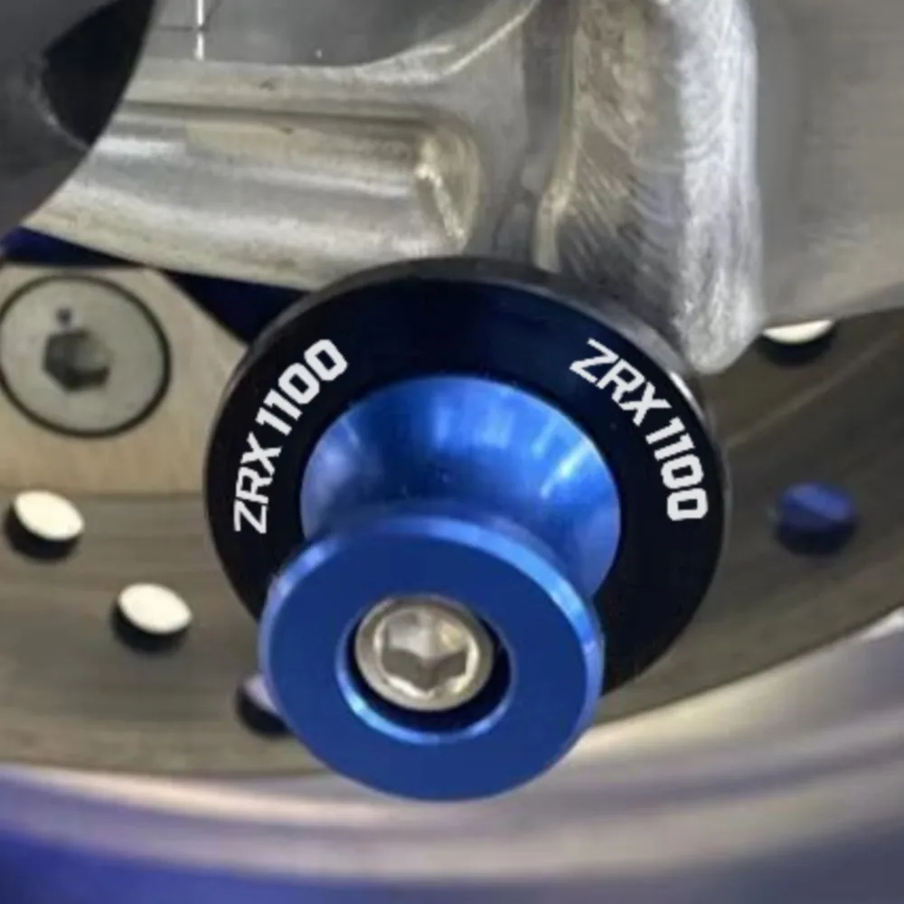 

FOR KAWASAKI ZRX1100 1999-2007 2006 2005 2004 2003 10MM Motorcycle Accessories CNC Aluminum Swingarm Spools Slider Stand Screws