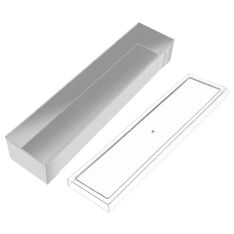 

MAKE-Rectangle Tiramisu Mold Cake Pan With Lid Stainless Steel Removable Mousse Mold For Tiramisu