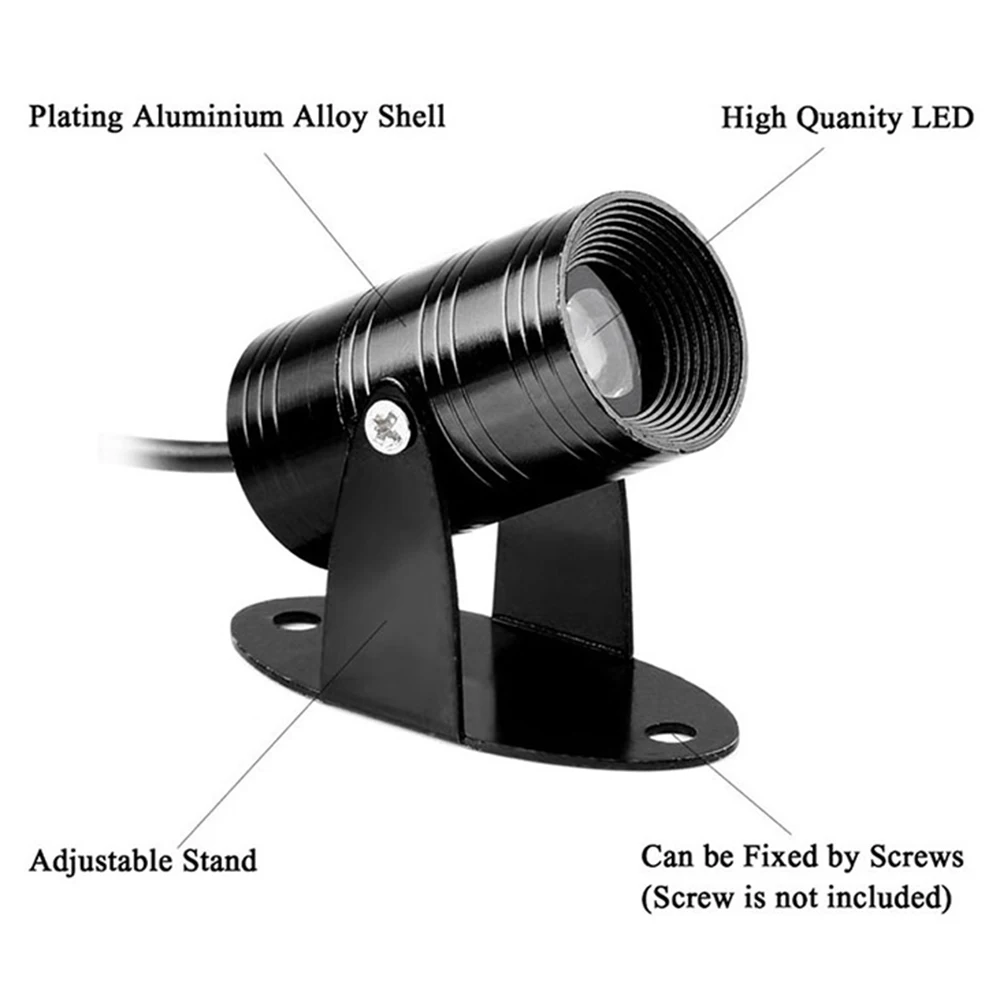 Red/Gold GOLDWING GL 1800 Logo Motorcycle Ghost Shadow Laser Projector LED Light Spotlight