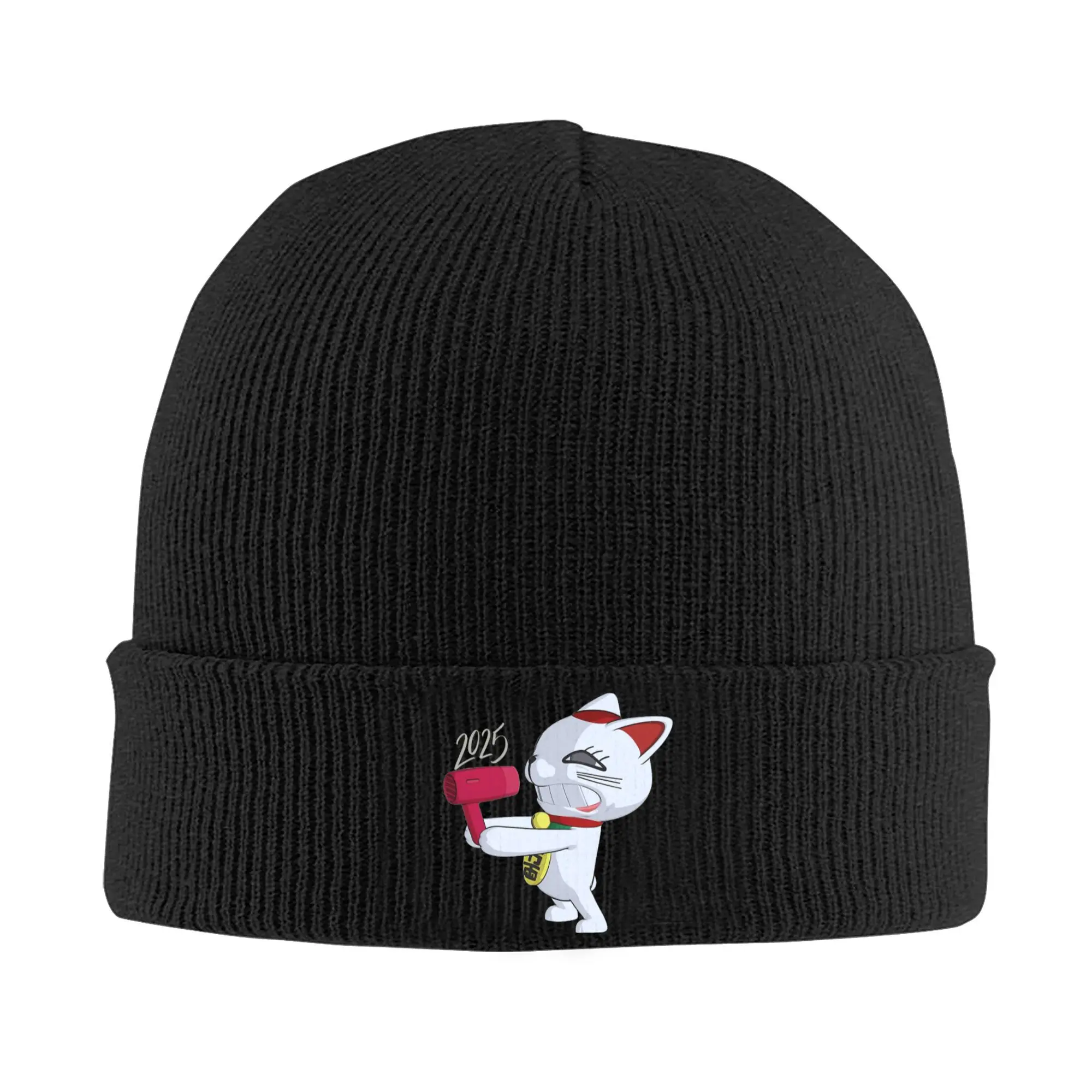 Dandadan Anime Turbo Granny Maneki-Neko 2025 Hats Autumn Winter Beanies Warm  Caps Female Male Acrylic Skullcap