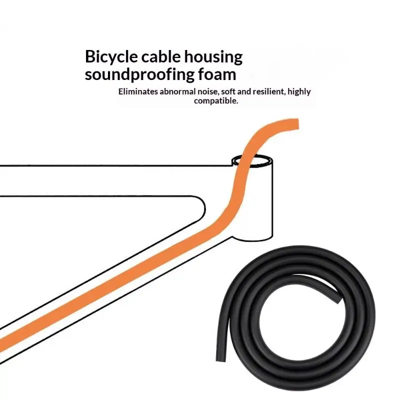 1/2Pcs 1.5M Bike Frame Internal Housing Damper 6mm Foam Sleeve Bicycle Cable Dampener For Road Shift/Brake/Hydraulic HoseHotsale