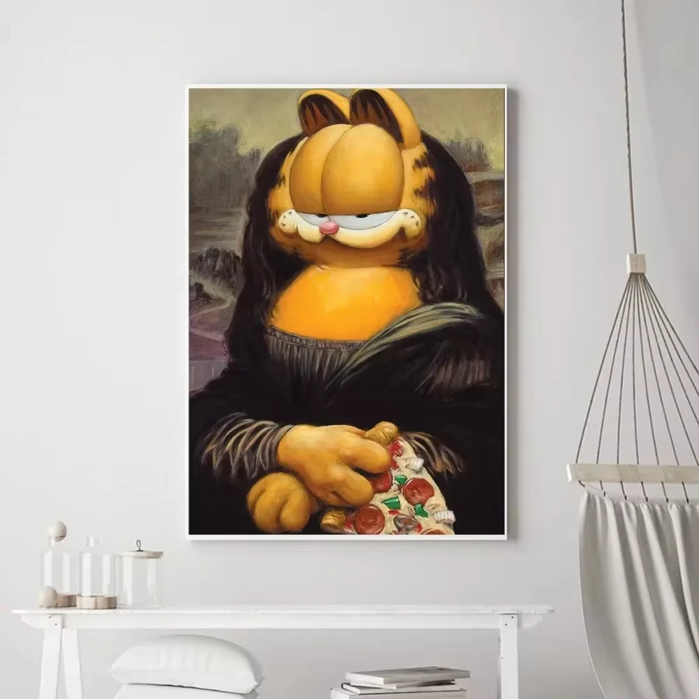 Cartton G-GarfieldS Poster Vintage Poster Prints Art Home Canvas Painting Bathroom Kitchen Bar Accessories