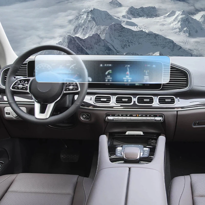 For Mercedes-Benz V167 C167 GLE 2020-2025 Car Interior Matte Screen Console GPS Navigation LCD Screene TPU Protective Film PPF