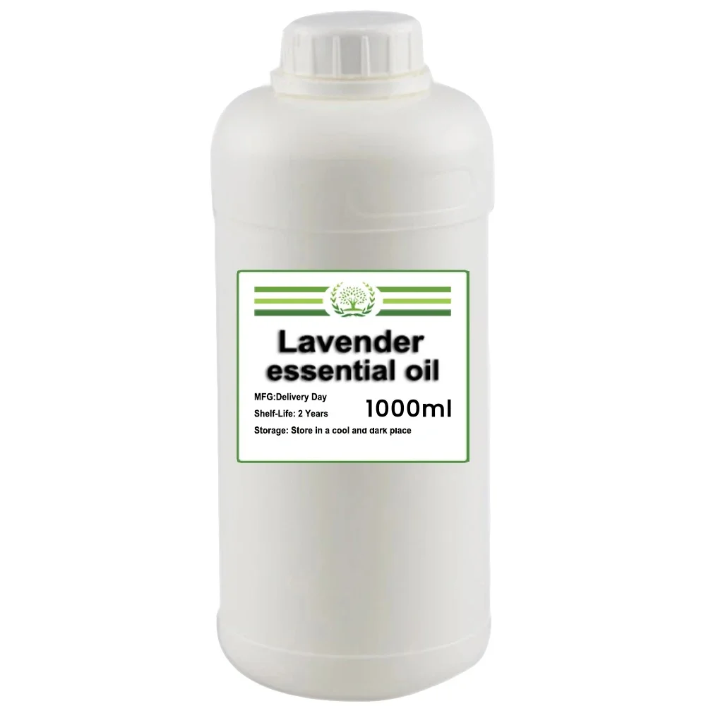 

1000ml Large Bottle Of Pure Natural Lavender Essential Oil, Pure Essential Oil, Oil Soluble Distillation Extraction