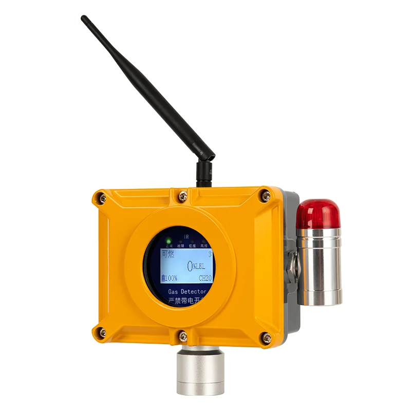 Wireless transmission Wall Mounted NH3 as Detector oil and gas detection alarm system for Ph3, O2, Lel, Co