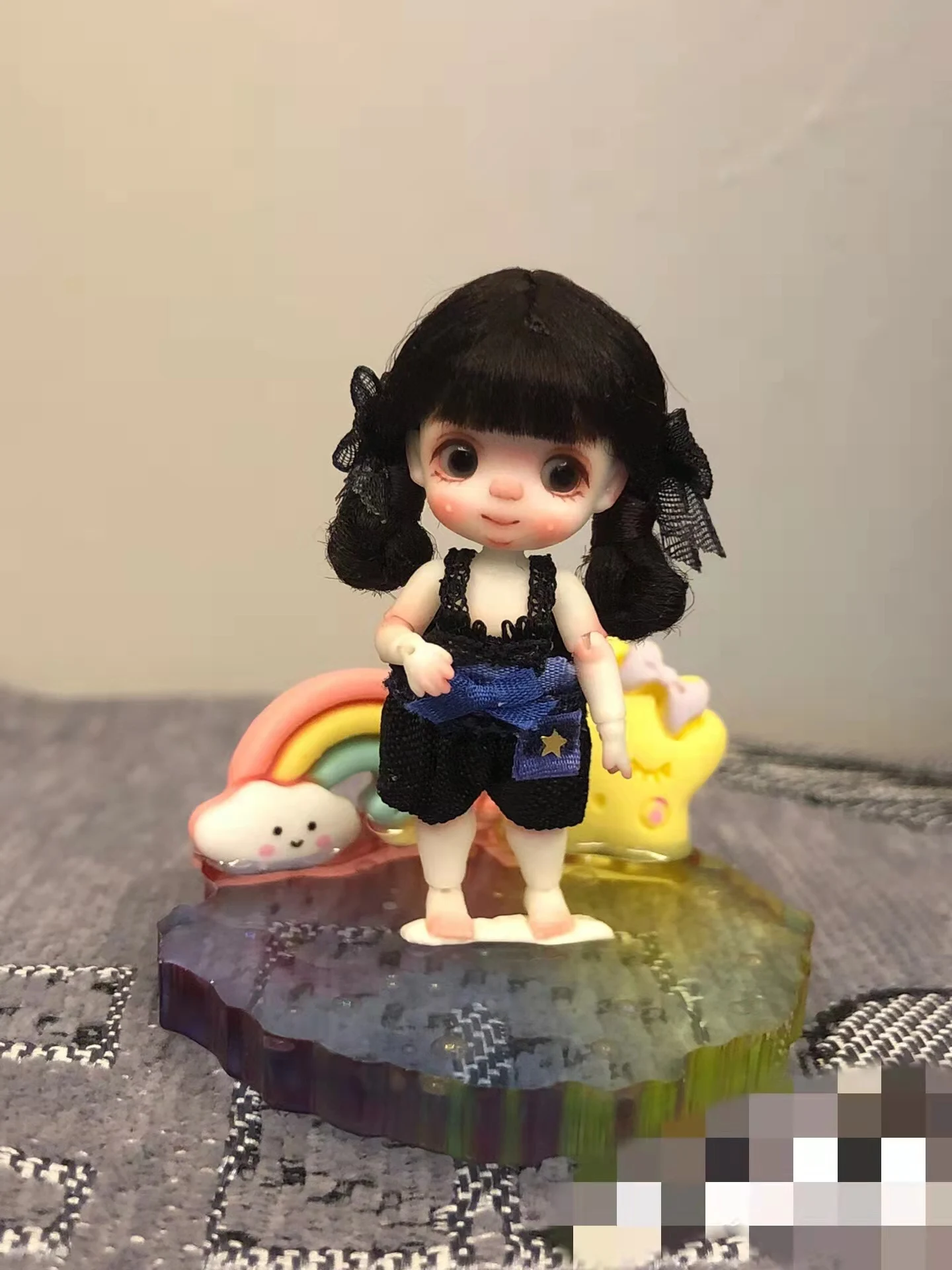 Mini BJD 4cm doll action doll children\'s toys birthday gifts doll accessories real dollsThe Christmas Toy fidget toys