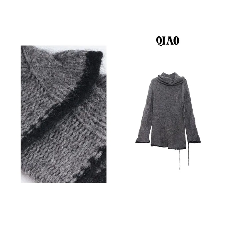 

Новый женский вязаный шерстяной свитер с бахромой для осени и зимы: модный, повседневный, удобный, дышащий, эластичный