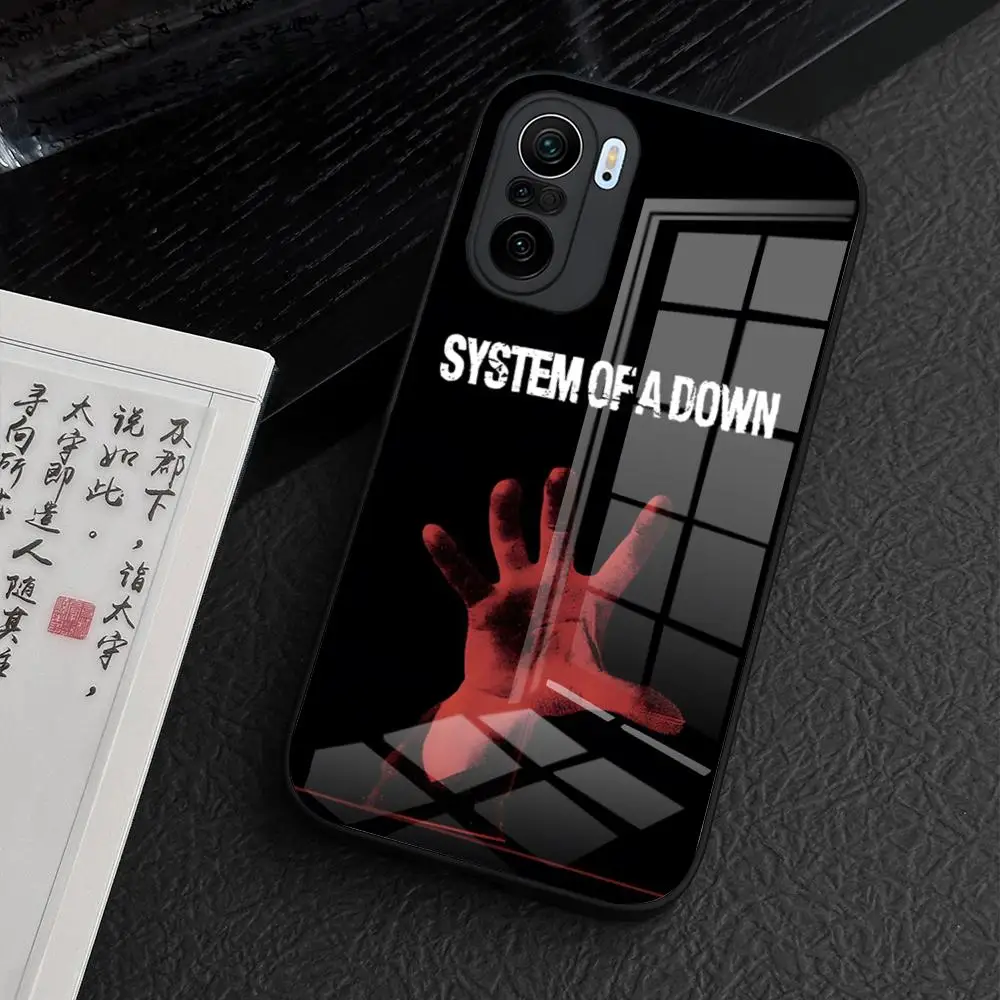 System Of A Down Phone Case For Xiaomi 14 Lite 12 Pro 11t 13 Lite POCO M6 M5 X6 X5 X3 NFC F5 F6 Pro Glass Cover