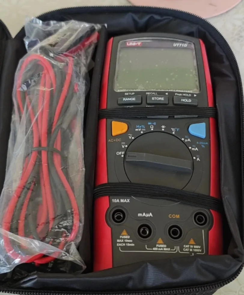 1pc UNI-T UT71D RMS Digital Multimeter Tester DMM USB Auto Data Log AC DC Power*SY