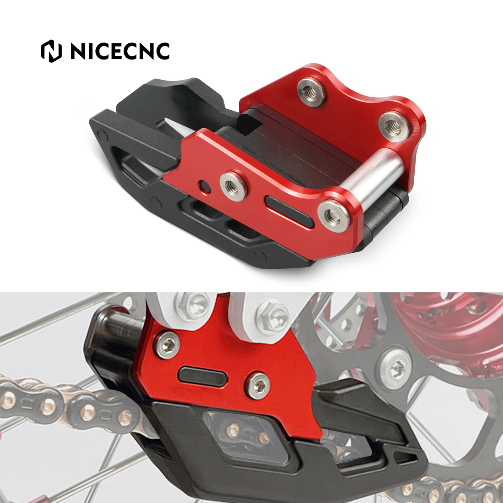 

NICECNC For Honda XR650L 1993-2022 CRF250L/M 2012-2021 CRF250 RALLY 2018-2021 CRF300L Rally 2021-2022 Chain Guide Guard Cover