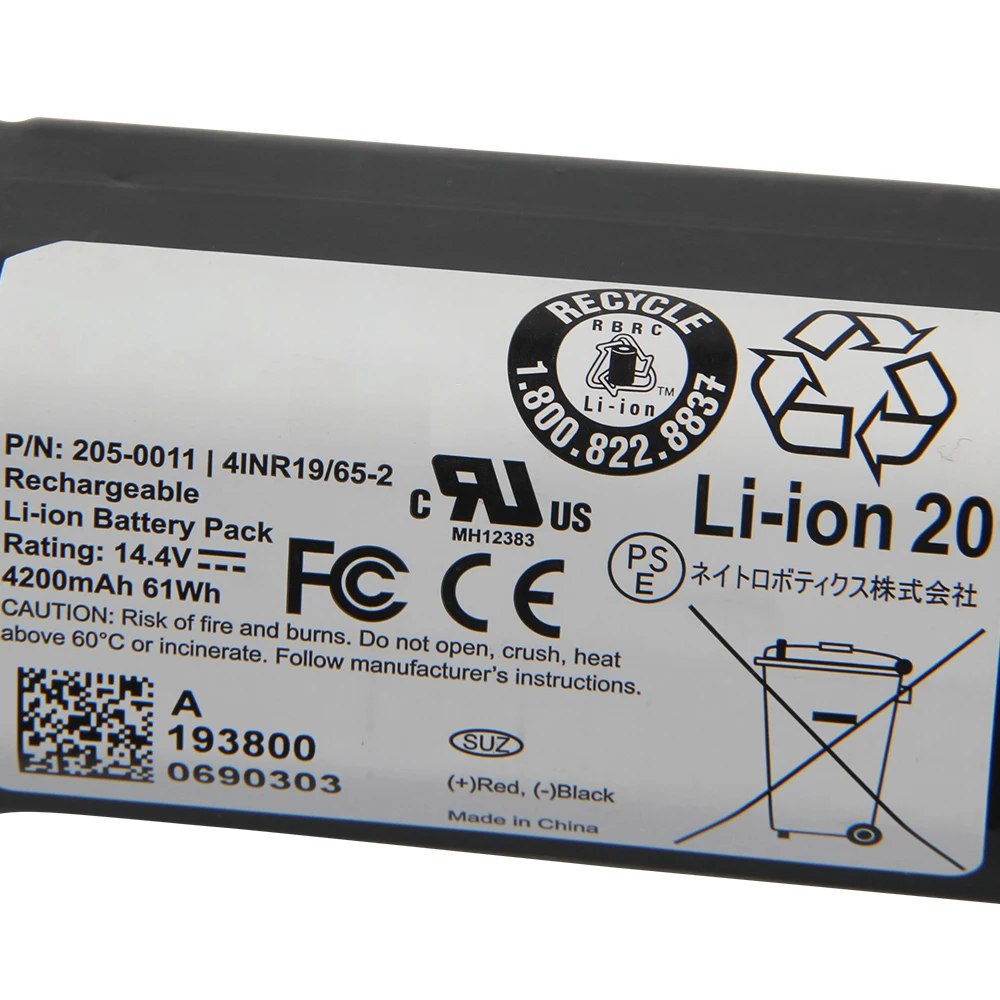 Replacement Battery For Neato Botvac D6 D4 D5 D7 D3 205-0011 Sweeping Robot 3600mAh