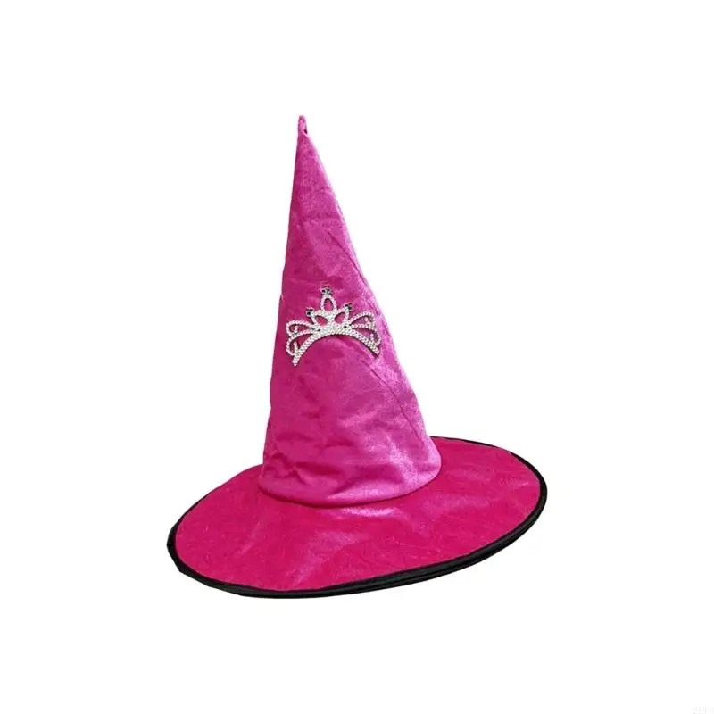 2025 New Witches Witch Hat for Women Witch Caps Halloween Cosplay Costumes Wizard Hats