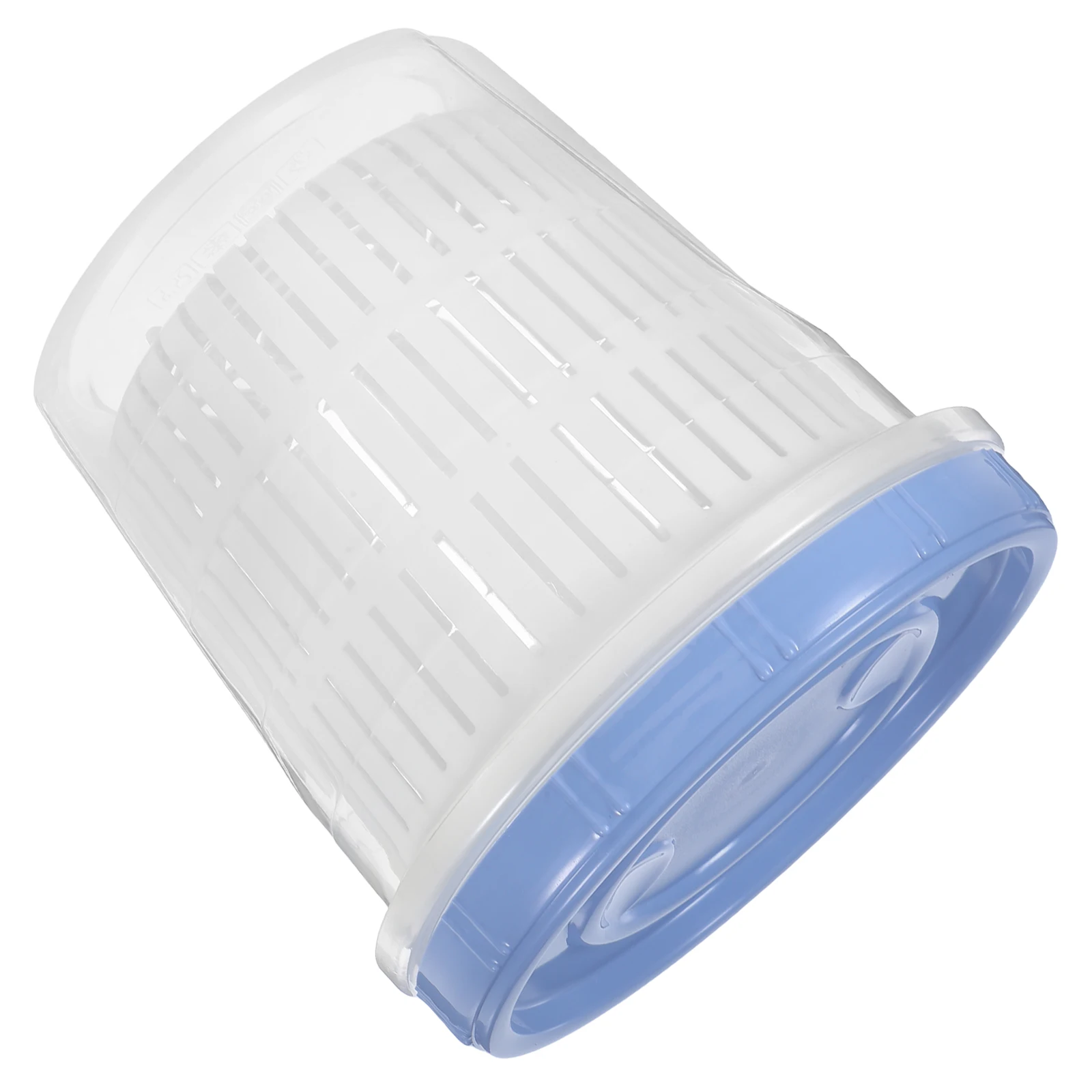 

1pcs Kimchi Container Airtight Plastic Pickle Jar With Strainer Drainage Design Sealed Storage For Vegetables Fermenting