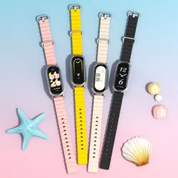 Mi Band 8 Strap for Xiaomi Smart Band 8 Silicone Watch Bracelet Waterproof Smartwatch Replacement for Xiaomi Miband 8 Correa