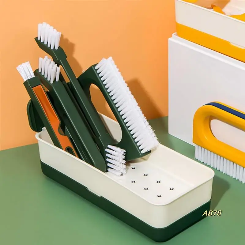 

Multi-Purpose Brush Tile Floor Brush Household Stove Brush Corner Window Grooves Cleaning Brush