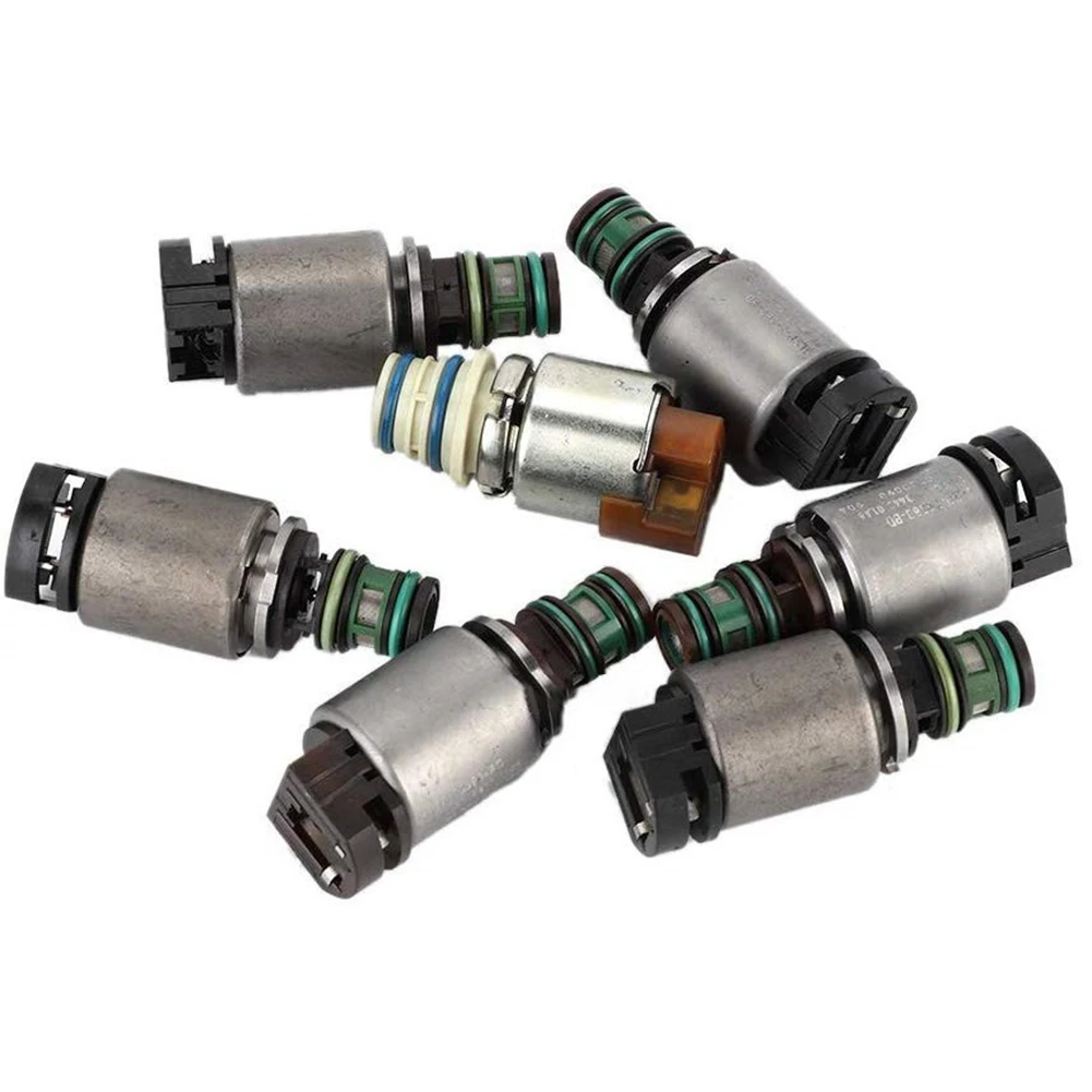 

7Pcs 6R60 6R80 AL3P-7G276-AF 6 Speed Automatic Transmission Solenoid Valve 07-15 For Ford F150 Explorer AL3P7G276AF