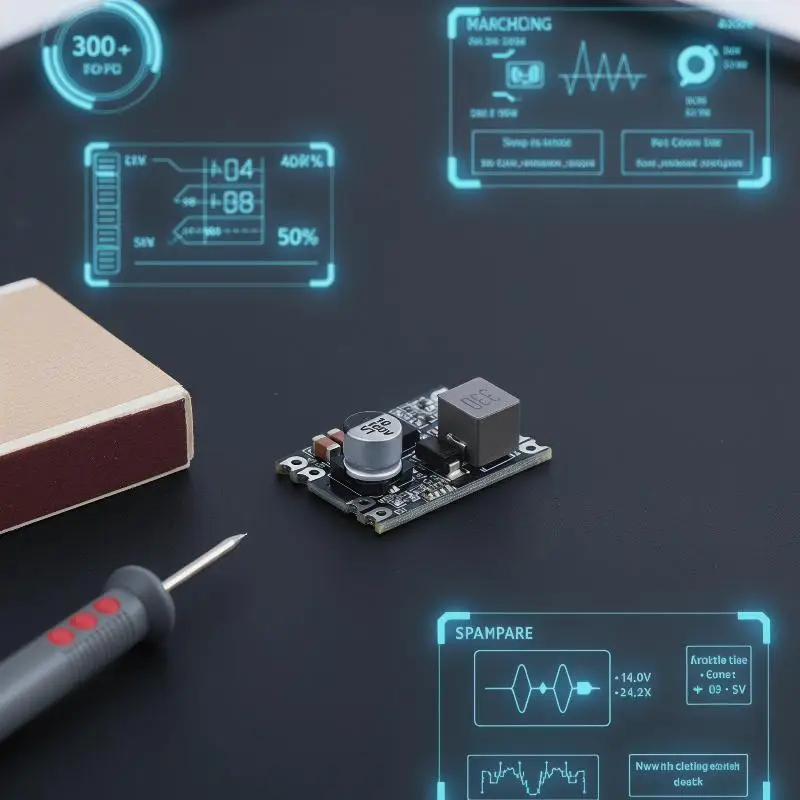 DC-DC Reducer Power Module 7V-100V to 5V 9V 12V 24V 3A Compact Board for Communication Equipment