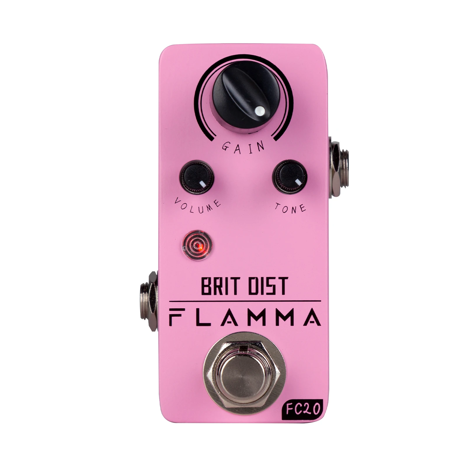 FLAMMA – pédale avec effets de distorsion pour guitare FC20, fonction True Bypass à Gain élevé, accessoires pour traitement des effets de guitare